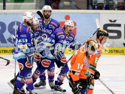 EBEL. Eishockey Bundesliga. EC VSV gegen Moser Medical Graz 99ers.  Torjubel VSV. Villach, am 14.11.2012.
Foto: Kuess 


---
pressefotos, pressefotografie, kuess, qs, qspictures, sport, bild, bilder, bilddatenbank