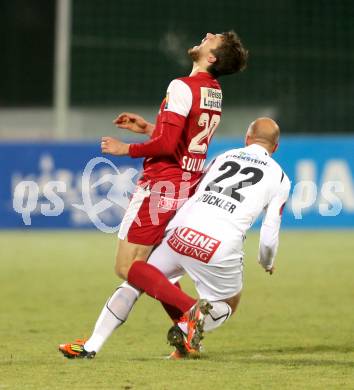 Fussball. Bundesliga. RZ Pellets WAC gegen FC Admira Wacker Moedling.  Stephan Stueckler,  (WAC), Benjamin Sulmani (Moedling). Wolfsberg, 17.11.2012.
Foto: Kuess

---
pressefotos, pressefotografie, kuess, qs, qspictures, sport, bild, bilder, bilddatenbank