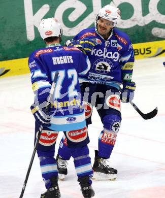 EBEL. Eishockey Bundesliga. EC VSV gegen SAPA Fehervar AV19.  Torjubel Derek Damon  (VSV). Villach, am 18.11.2012.
Foto: Kuess 


---
pressefotos, pressefotografie, kuess, qs, qspictures, sport, bild, bilder, bilddatenbank