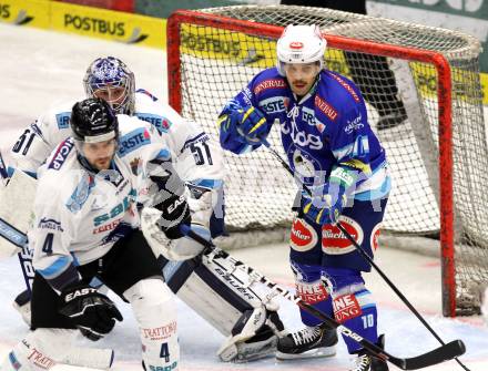 EBEL. Eishockey Bundesliga. EC VSV gegen SAPA Fehervar AV19. Derek Damon  (VSV),  Adam Munro, Andras Horvath (SAPA Fehervar). Villach, am 18.11.2012.
Foto: Kuess 


---
pressefotos, pressefotografie, kuess, qs, qspictures, sport, bild, bilder, bilddatenbank