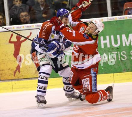 EBEL. Eishockey Bundesliga. EC KAC gegen KHL Medvescak Zagreb. Kevin Doell,   (KAC), David Brine (Zagreb). Klagenfurt, am 20.11.2012.
Foto: Kuess 


---
pressefotos, pressefotografie, kuess, qs, qspictures, sport, bild, bilder, bilddatenbank