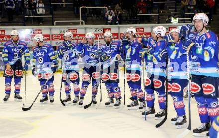 EBEL. Eishockey Bundesliga. EC VSV gegen HDD TELEMACH Olimpija Ljubljana. enttaeuschte VSV Spieler. Villach, am 20.11.2012.
Foto: Kuess 


---
pressefotos, pressefotografie, kuess, qs, qspictures, sport, bild, bilder, bilddatenbank