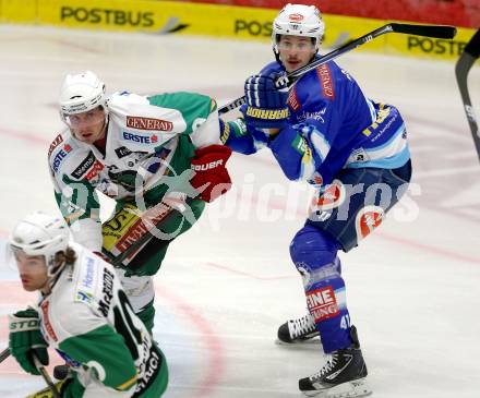 EBEL. Eishockey Bundesliga. EC VSV gegen HDD TELEMACH Olimpija Ljubljana. Mario Altmann,  (VSV), Jan Mursak (Laibach). Villach, am 20.11.2012.
Foto: Kuess 


---
pressefotos, pressefotografie, kuess, qs, qspictures, sport, bild, bilder, bilddatenbank