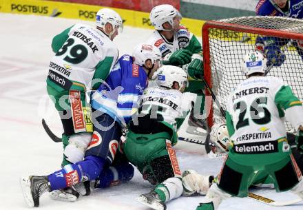 EBEL. Eishockey Bundesliga. EC VSV gegen HDD TELEMACH Olimpija Ljubljana. Justin Taylor,  (VSV), Jan Mursak, Patrick Coulombe (Laibach). Villach, am 20.11.2012.
Foto: Kuess 


---
pressefotos, pressefotografie, kuess, qs, qspictures, sport, bild, bilder, bilddatenbank