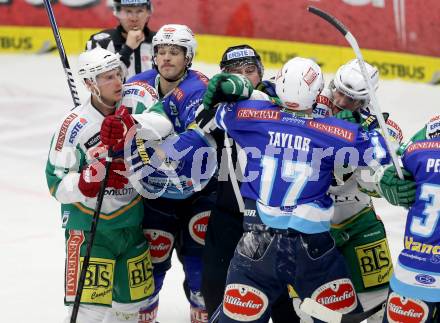 EBEL. Eishockey Bundesliga. EC VSV gegen HDD TELEMACH Olimpija Ljubljana. Mario Altmann, Justin Taylor, (VSV),  Jan Mursak, Andrew Thomas (Laibach). Villach, am 20.11.2012.
Foto: Kuess 


---
pressefotos, pressefotografie, kuess, qs, qspictures, sport, bild, bilder, bilddatenbank