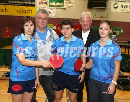 Tischtennis 1. Bundesliga. Adriana Minarova, Werner Feuerabend, Amelie Solja, Reinhard Tellian, Sona Hudecova. Villach, am 24.11.2012.
Foto: Kuess
---
pressefotos, pressefotografie, kuess, qs, qspictures, sport, bild, bilder, bilddatenbank