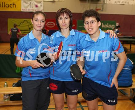 Tischtennis 1. Bundesliga. Sona Hudecova, Adriana Minarova, Amelie Solja. Villach, am 24.11.2012.
Foto: Kuess
---
pressefotos, pressefotografie, kuess, qs, qspictures, sport, bild, bilder, bilddatenbank