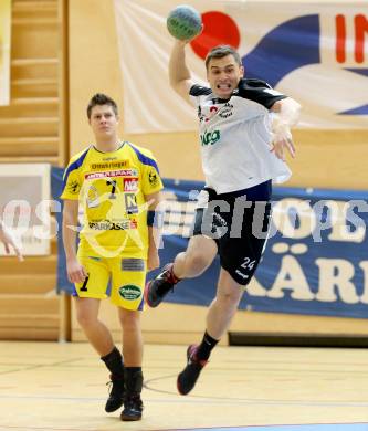 Handball Bundesliga. SC Ferlach gegen Hollabrunn. Daniel Plesej (Ferlach). Ferlach, 24.11.2012.
Foto: Kuess
---
pressefotos, pressefotografie, kuess, qs, qspictures, sport, bild, bilder, bilddatenbank
