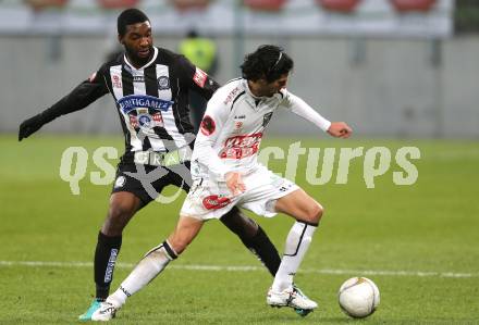 Fussball Bundesliga. RZ Pellets WAC gegen Sturm Graz. Jacobo (WAC), Richard Sukuta (Sturm Graz). Klagenfurt, am 27.11.2012.
Foto: Kuess
---
pressefotos, pressefotografie, kuess, qs, qspictures, sport, bild, bilder, bilddatenbank