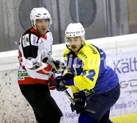 Eishockey. CHL. Tarco Woelfe Klagenfurt gegen 1. EHC Althofen. Christoph Skriner (Tarco), Nicolas Reisinger (Althofen). Klagenfurt, 28.11.2012.
Foto: Kuess
---
pressefotos, pressefotografie, kuess, qs, qspictures, sport, bild, bilder, bilddatenbank