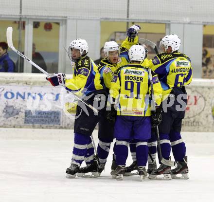 Eishockey. CHL. 1.EHC Althofen gegen EC-SV Spittal. Torjubel (Althofen). Althofen, 1.12.2012.
Foto: Kuess
---
pressefotos, pressefotografie, kuess, qs, qspictures, sport, bild, bilder, bilddatenbank