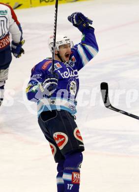 EBEL. Eishockey Bundesliga. EC VSV gegen KHL Medvescak Zagreb. Torjubel Justin Taylor, (VSV). Villach, am 2.12.2012.
Foto: Kuess 


---
pressefotos, pressefotografie, kuess, qs, qspictures, sport, bild, bilder, bilddatenbank