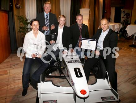 Motorsport. Wahl zum Motorsportler des Jahres.  Ilka Minor,, Hermann Waldy, Christopher Hoeher, Hermann Waldy jun., Werner Mueller. Velden, am 30.11.2012.
Foto: Kuess
---
pressefotos, pressefotografie, kuess, qs, qspictures, sport, bild, bilder, bilddatenbank