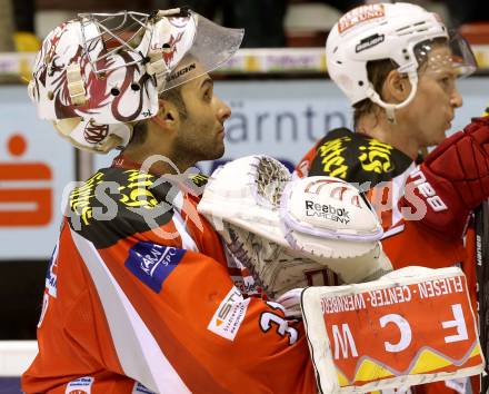 EBEL. Eishockey Bundesliga. EC KAC gegen UPC Vienna Capitals.  Andy Chiodo (KAC). Klagenfurt, am 2.12.2012.
Foto: Kuess 


---
pressefotos, pressefotografie, kuess, qs, qspictures, sport, bild, bilder, bilddatenbank