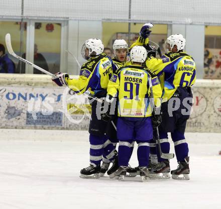 Eishockey. CHL. 1.EHC Althofen gegen EC-SV Spittal. Torjubel (Althofen).  Althofen, 1.12.2012.
Foto: Kuess
---
pressefotos, pressefotografie, kuess, qs, qspictures, sport, bild, bilder, bilddatenbank