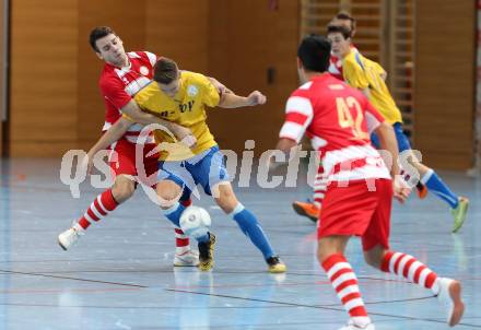 Futsal 2. Bundesliga. Futsal Klagenfurt gegen St. Poelten. Edin Cosic (Klagenfurt). Viktring, am 2.12.2012.
Foto: Kuess
---
pressefotos, pressefotografie, kuess, qs, qspictures, sport, bild, bilder, bilddatenbank