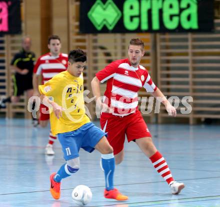 Futsal 2. Bundesliga. Futsal Klagenfurt gegen St. Poelten. Boris Tomic (Klagenfurt). Viktring, am 2.12.2012.
Foto: Kuess
---
pressefotos, pressefotografie, kuess, qs, qspictures, sport, bild, bilder, bilddatenbank