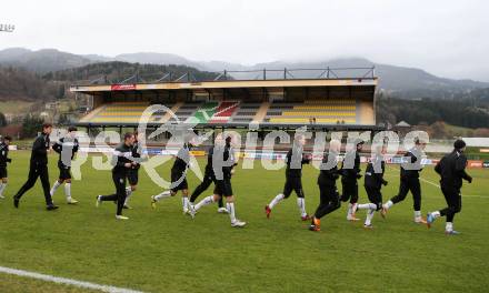 Fussball Bundesliga. RZ Pellets WAC. Neue Tribuene Lavanttalarena. Training. Wolfsberg, am 30.11.2012.
Foto: Kuess
---
pressefotos, pressefotografie, kuess, qs, qspictures, sport, bild, bilder, bilddatenbank