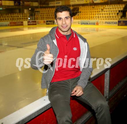 EBEL. Eishockey Bundesliga. Praesentation Neuzugang Andrew Cogliano (KAC). Klagenfurt, 19.11.2012.
Foto: kuess
---
pressefotos, pressefotografie, kuess, qs, qspictures, sport, bild, bilder, bilddatenbank