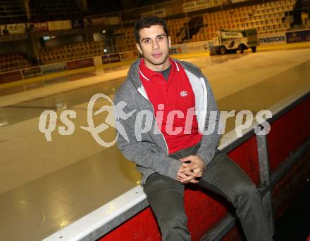 EBEL. Eishockey Bundesliga. Praesentation Neuzugang Andrew Cogliano (KAC). Klagenfurt, 19.11.2012.
Foto: kuess
---
pressefotos, pressefotografie, kuess, qs, qspictures, sport, bild, bilder, bilddatenbank