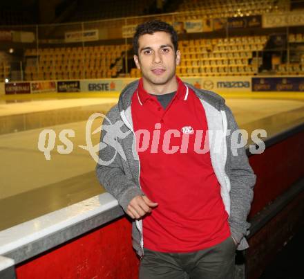 EBEL. Eishockey Bundesliga. Praesentation Neuzugang  Andrew Cogliano (KAC). Klagenfurt, 19.11.2012.
Foto: kuess
---
pressefotos, pressefotografie, kuess, qs, qspictures, sport, bild, bilder, bilddatenbank