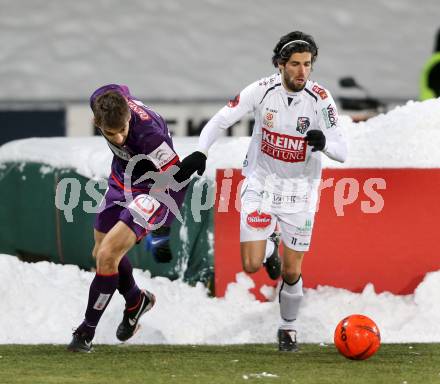 Fussball. Bundesliga. RZ Pellets WAC gegen FK Austria Wien. Jacobo, (WAC), Kaja Rogulj (Wien). Wolfsberg, 8.12.2012.
Foto: Kuess

---
pressefotos, pressefotografie, kuess, qs, qspictures, sport, bild, bilder, bilddatenbank