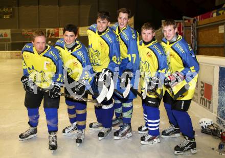 Eishockey. Althofen II. Andreas Pilz, Rene Kronlechner, David Struhar, Philipp Kerschbaumer, Thomas Lackner, Thomas Spendier. Althofen, am 5.12.2012.
Foto: Kuess
---
pressefotos, pressefotografie, kuess, qs, qspictures, sport, bild, bilder, bilddatenbank