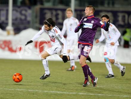 Fussball. Bundesliga. RZ Pellets WAC gegen FK Austria Wien. Jacobo,  (WAC), Alexander Gorgon (Wien). Wolfsberg, 8.12.2012.
Foto: Kuess

---
pressefotos, pressefotografie, kuess, qs, qspictures, sport, bild, bilder, bilddatenbank