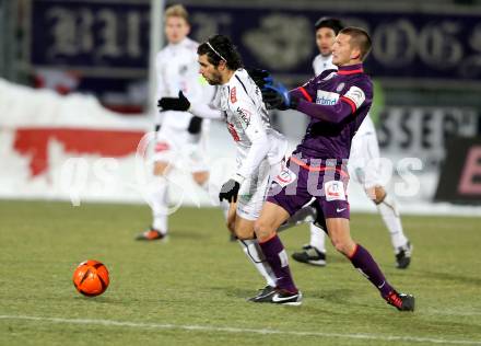 Fussball. Bundesliga. RZ Pellets WAC gegen FK Austria Wien. Jacobo,  (WAC), Alexander Gorgon (Wien). Wolfsberg, 8.12.2012.
Foto: Kuess

---
pressefotos, pressefotografie, kuess, qs, qspictures, sport, bild, bilder, bilddatenbank