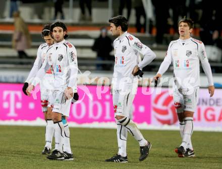 Fussball. Bundesliga. RZ Pellets WAC gegen FK Austria Wien. Jacobo, Polverino, Solano, Mihret Topcagic (WAC). Wolfsberg, 8.12.2012.
Foto: Kuess

---
pressefotos, pressefotografie, kuess, qs, qspictures, sport, bild, bilder, bilddatenbank