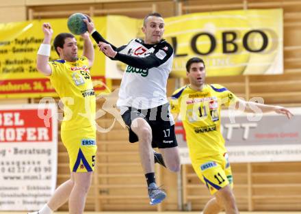 Handball Bundesliga. SC Ferlach gegen Hollabrunn. Izudin Mujanovic (Ferlach). Ferlach, 24.11.2012.
Foto: Kuess 
---
pressefotos, pressefotografie, kuess, qs, qspictures, sport, bild, bilder, bilddatenbank