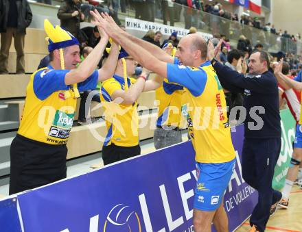 Volleyball. CEV-Cup. SK Posojilnica Aich/Dob gegen Andreoli Latina. Aleksandar Petkov   (Aich/Dob), Fans. Bleiburg, 12.12.2012.
Foto: Kuess

---
pressefotos, pressefotografie, kuess, qs, qspictures, sport, bild, bilder, bilddatenbank