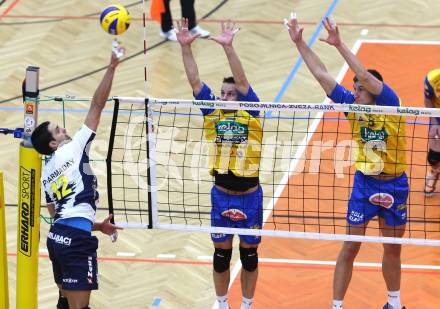 Volleyball. CEV-Cup. SK Posojilnica Aich/Dob gegen Andreoli Latina.  Miha Kosl, Michal Hruska (Aich/Dob). Bleiburg, 12.12.2012.
Foto: Kuess

---
pressefotos, pressefotografie, kuess, qs, qspictures, sport, bild, bilder, bilddatenbank