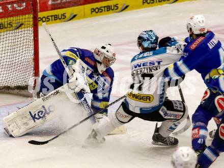 EBEL. Eishockey Bundesliga. EC VSV gegen EHC LIWEST Linz. Jean-Philippe Lamoureux, Mario Altmann, (VSV), Kevin Macierzynski  (Linz). Villach, am 14.12.2012.
Foto: Kuess 


---
pressefotos, pressefotografie, kuess, qs, qspictures, sport, bild, bilder, bilddatenbank