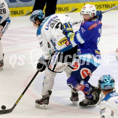 EBEL. Eishockey Bundesliga. EC VSV gegen EHC LIWEST Linz. Derek Ryan, (VSV), Brian Lebler  (Linz). Villach, am 14.12.2012.
Foto: Kuess 


---
pressefotos, pressefotografie, kuess, qs, qspictures, sport, bild, bilder, bilddatenbank