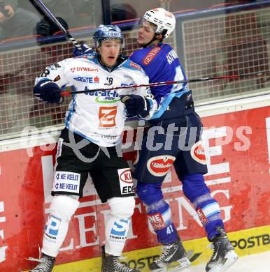 EBEL. Eishockey Bundesliga. EC VSV gegen EHC LIWEST Linz. Mario Altmann,  (VSV), Shawn Matthias (Linz). Villach, am 14.12.2012.
Foto: Kuess 


---
pressefotos, pressefotografie, kuess, qs, qspictures, sport, bild, bilder, bilddatenbank