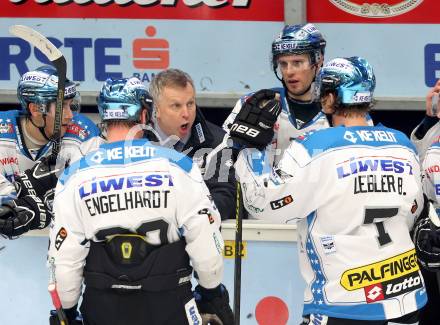 EBEL. Eishockey Bundesliga. EC VSV gegen EHC LIWEST Linz. Trainer Rob Daum (Linz). Villach, am 14.12.2012.
Foto: Kuess 


---
pressefotos, pressefotografie, kuess, qs, qspictures, sport, bild, bilder, bilddatenbank