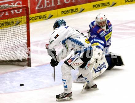 EBEL. Eishockey Bundesliga. EC VSV gegen EHC LIWEST Linz. Jean-Philippe Lamoureux, (VSV),  Danny Irmen (Linz). Villach, am 14.12.2012.
Foto: Kuess 


---
pressefotos, pressefotografie, kuess, qs, qspictures, sport, bild, bilder, bilddatenbank