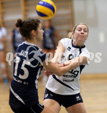 Volleyball. Frauen. Bundesliga. ATSC Wildcats gegen UVC Graz. Sonja Katz, CHristina Thurner (Wildcats). Klagenfurt, 15.12.2012.
Foto: Kuess
---
pressefotos, pressefotografie, kuess, qs, qspictures, sport, bild, bilder, bilddatenbank