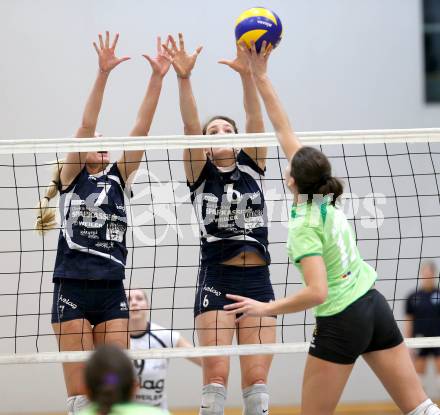 Volleyball. Frauen. Bundesliga. ATSC Wildcats gegen UVC Graz. Whitney Evers, Kelly Williamson (Wildcats). Klagenfurt, 15.12.2012.
Foto: Kuess
---
pressefotos, pressefotografie, kuess, qs, qspictures, sport, bild, bilder, bilddatenbank