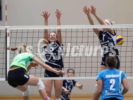 Volleyball. Frauen. Bundesliga. ATSC Wildcats gegen UVC Graz. Anna Bajde, Whitney Evers (Wildcats). Klagenfurt, 15.12.2012.
Foto: Kuess
---
pressefotos, pressefotografie, kuess, qs, qspictures, sport, bild, bilder, bilddatenbank