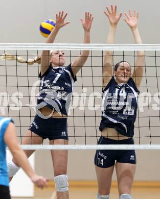 Volleyball. Frauen. Bundesliga. ATSC Wildcats gegen UVC Graz. Whitney Evers, Anna Cmaylo (Wildcats). Klagenfurt, 15.12.2012.
Foto: Kuess
---
pressefotos, pressefotografie, kuess, qs, qspictures, sport, bild, bilder, bilddatenbank