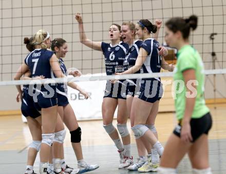 Volleyball. Frauen. Bundesliga. ATSC Wildcats gegen UVC Graz. Jubel (Wildcats). Klagenfurt, 15.12.2012.
Foto: Kuess
---
pressefotos, pressefotografie, kuess, qs, qspictures, sport, bild, bilder, bilddatenbank