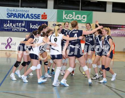 Volleyball. Frauen. Bundesliga. ATSC Wildcats gegen UVC Graz. Jubel (Wildcats). Klagenfurt, 15.12.2012.
Foto: Kuess
---
pressefotos, pressefotografie, kuess, qs, qspictures, sport, bild, bilder, bilddatenbank