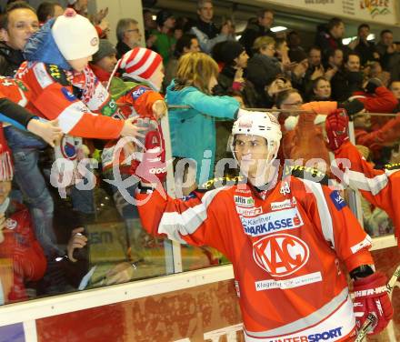 EBEL. Eishockey Bundesliga. EC KAC gegen VSV.  Florian Iberer (KAC). Klagenfurt, am 16.12.2012.
Foto: Kuess 


---
pressefotos, pressefotografie, kuess, qs, qspictures, sport, bild, bilder, bilddatenbank