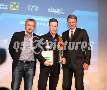 Sportgala. Ehrung Sportler des Jahres. Rookie of the year. Marijan Velik, Alexander Gehbauer, Harald Kogler. Velden, 19.12.2012.
Foto: Kuess 
---
pressefotos, pressefotografie, kuess, qs, qspictures, sport, bild, bilder, bilddatenbank