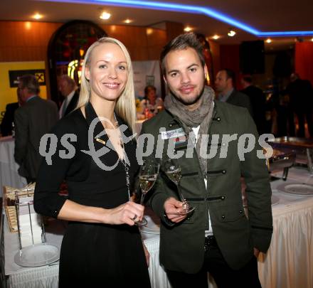 Sportgala. Ehrung Sportler des Jahres.  Albin Ouschan, Jasmin Ouschan. Velden, 19.12.2012.
Foto: Kuess 
---
pressefotos, pressefotografie, kuess, qs, qspictures, sport, bild, bilder, bilddatenbank