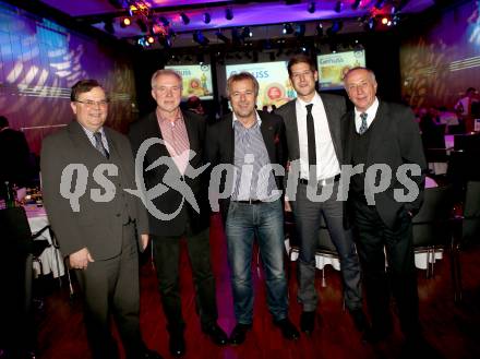 Sportgala. Ehrung Sportler des Jahres. Danilo Prusnik, Marjan Velik, Marko Loibnegger, Robert Kropiunik . Velden, 19.12.2012.
Foto: Kuess 
---
pressefotos, pressefotografie, kuess, qs, qspictures, sport, bild, bilder, bilddatenbank