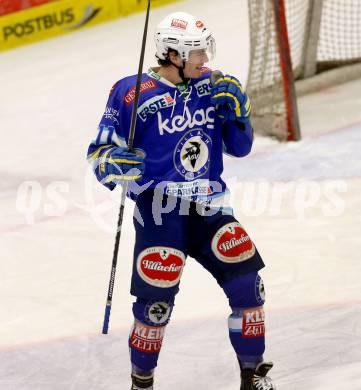 EBEL. Eishockey Bundesliga. EC VSV gegen HC TWK Innsbruck "Die Haie".  Torjubel Derek Ryan (VSV). Villach, am 21.12.2012.
Foto: Kuess 


---
pressefotos, pressefotografie, kuess, qs, qspictures, sport, bild, bilder, bilddatenbank