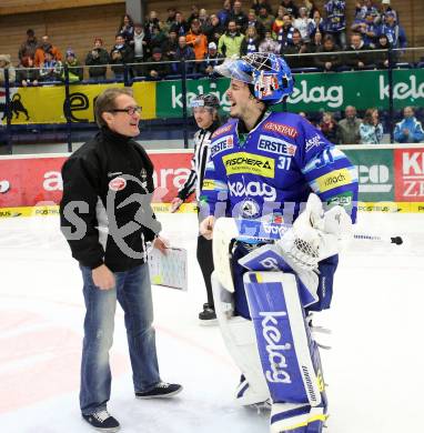 EBEL. Eishockey Bundesliga. EC VSV gegen HC TWK Innsbruck "Die Haie".  Trainer Hannu Jaervenpaeae, Thomas Hoeneckl, (VSV). Villach, am 21.12.2012.
Foto: Kuess 


---
pressefotos, pressefotografie, kuess, qs, qspictures, sport, bild, bilder, bilddatenbank